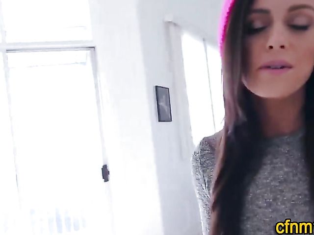 Hot blowjob and tits cumshot in POV