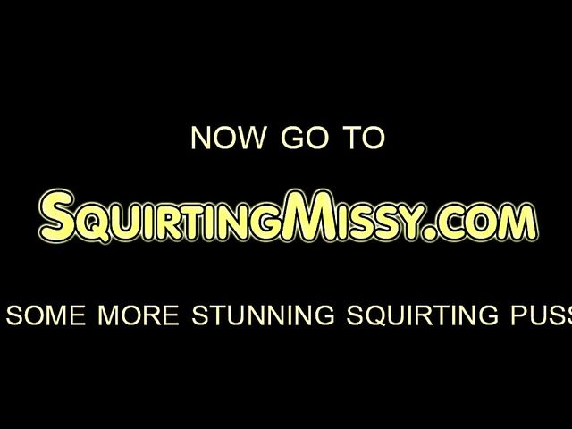 Ball gagged girl gets toy fucked and squirts