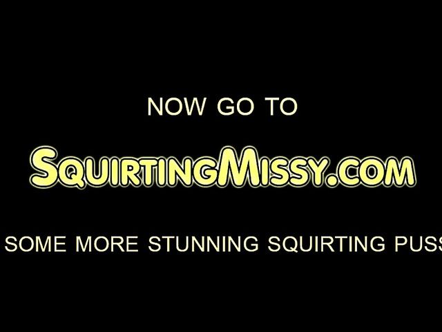 Ball gagged girl gets toy fucked and squirts