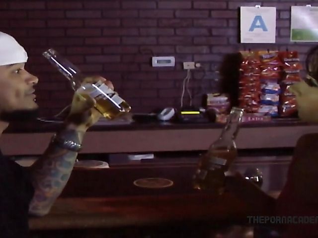 Super hot brunette with a pierced clit gets boned