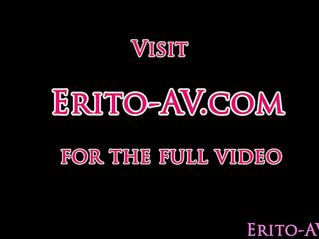 Asian babe gives a public blowjob at the movies