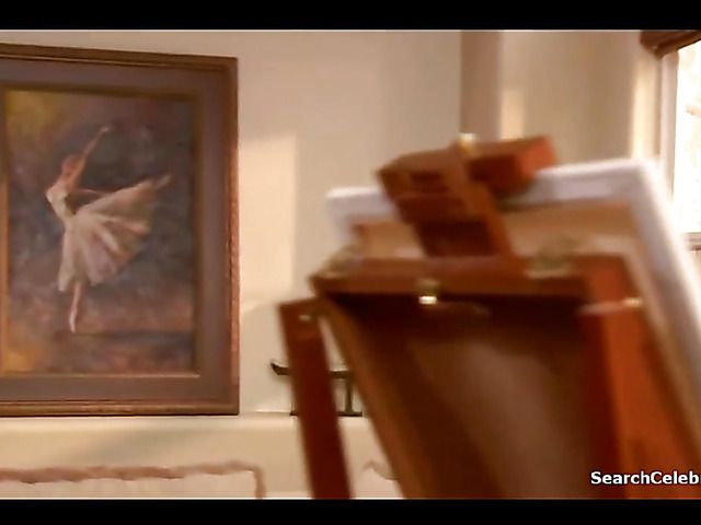 Erotic scene with a lovely blonde doing it with passion