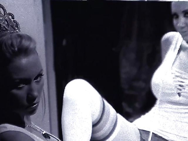 Huge tits lesbian babes get all wet