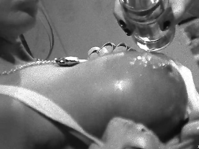 Huge tits lesbian babes get all wet