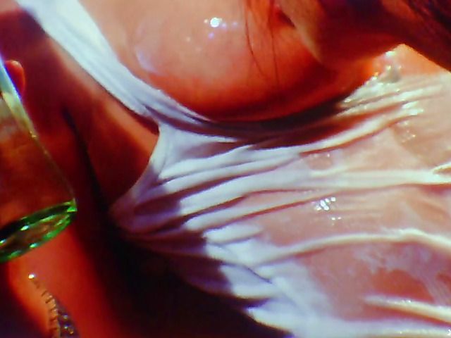 Huge tits lesbian babes get all wet