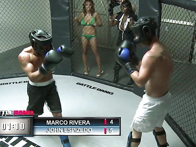 Guys fight for the right to fuck Mulani Rivera