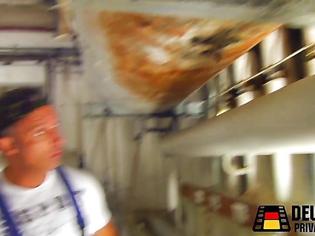 Man in uniform pounds hot german slut