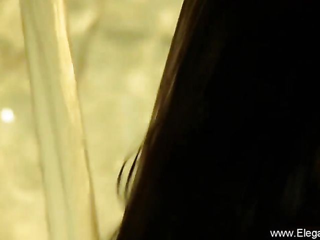 Sexy indian babe gets naked in the dark