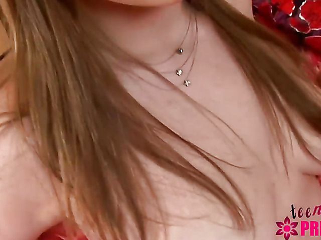 Busty teen amateur gets some cock on the bed