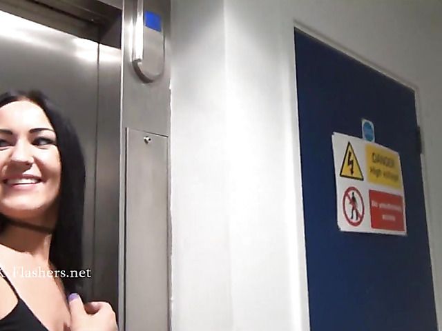 Public flashing and pussy fingering in a variety of places