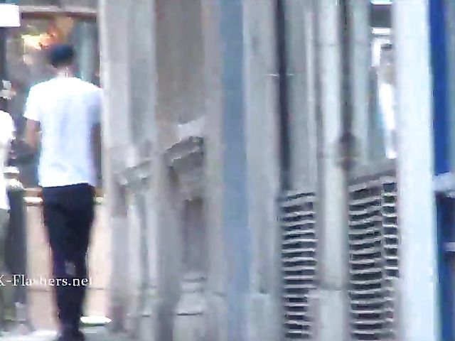 Public flashing and pussy fingering in a variety of places