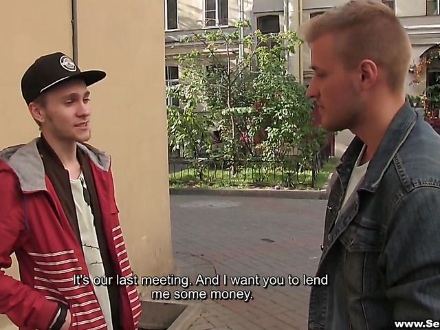 Busty Russian girlfriend fucks a stranger for money