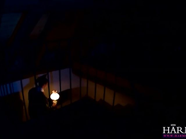 Boarding school threesome in the middle of the night