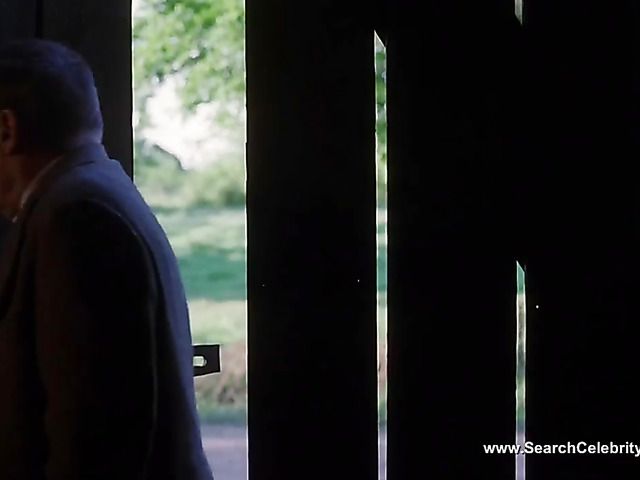 Skinny blonde actress sex scene in the barn