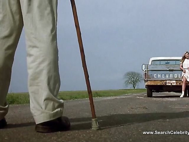 Skinny blonde actress sex scene in the barn