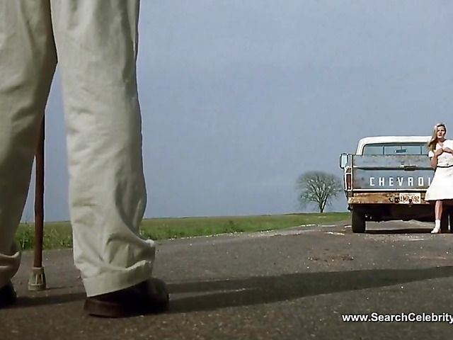 Skinny blonde actress sex scene in the barn