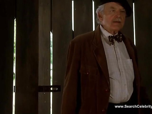 Skinny blonde actress sex scene in the barn