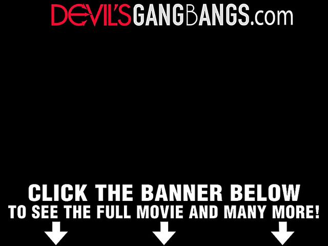 Three black cocks for a blonde bitch