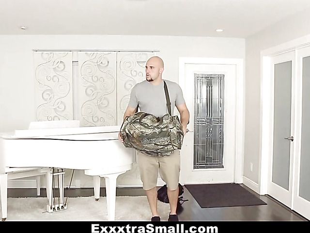 Exxxtra small latina gets filled with a big cock