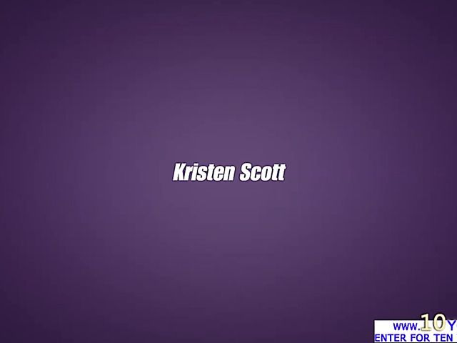 Hot young Kristen Scott gets pounded by a big cock