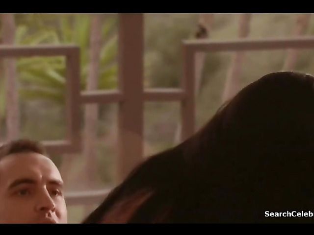 Exotic girl with long black hair having passionate sex