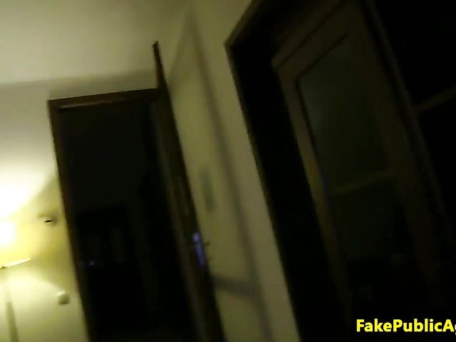 Nice euro blonde having sex for money