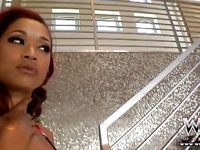 Slim Skin Diamond anal pounded by hot white guy