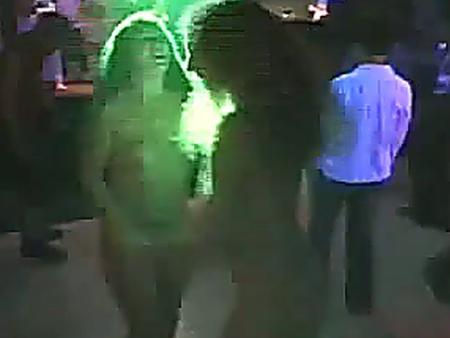 Naked chicks dance on the dance floor