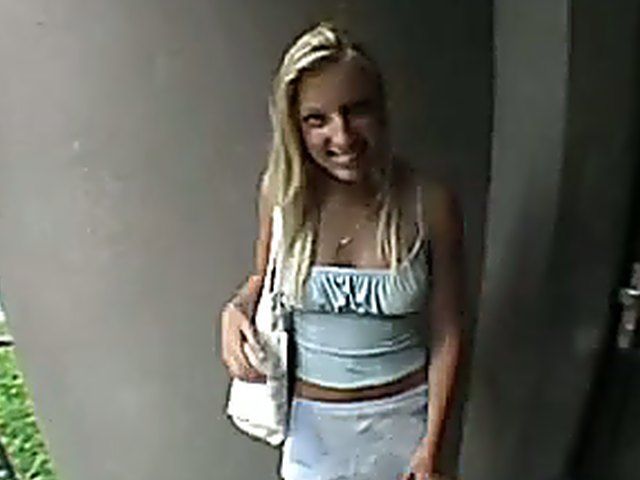 Sexy Russian teen sucks a hard dick