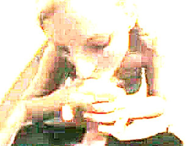 Sexy Russian teen sucks a hard dick