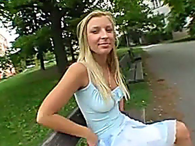 Sexy Russian teen sucks a hard dick