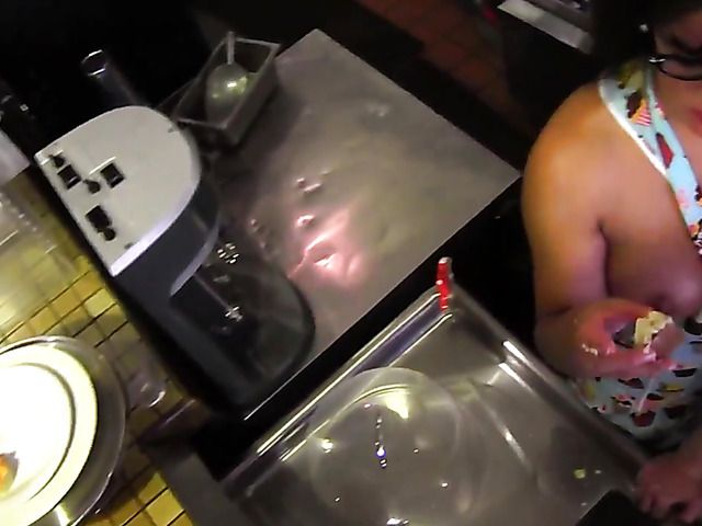 Lesbian friends cocking naked and licking pussy