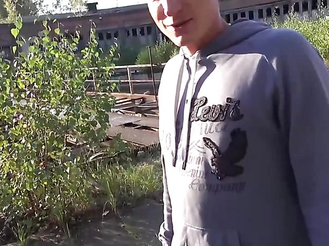 Hot German foursome in the derelict building