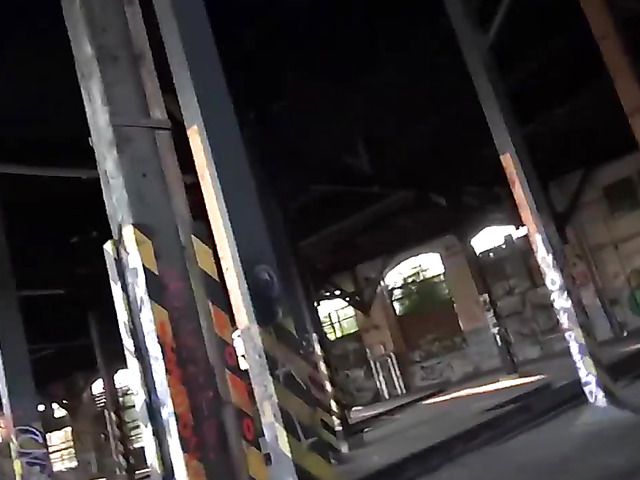 Hot German foursome in the derelict building