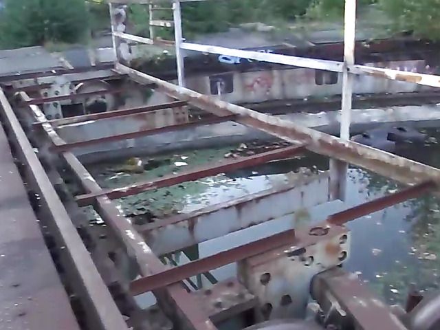 Hot German foursome in the derelict building