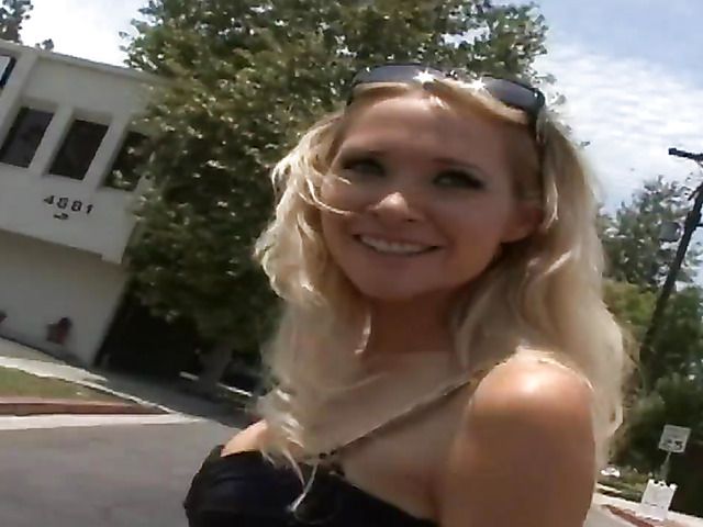 Lesbian redhead Jayme Langford picked up by a hot blonde