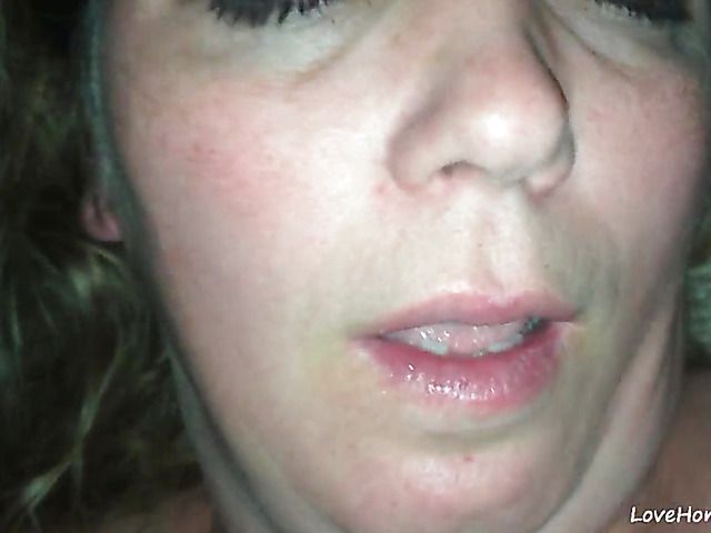 Lusty amateur slut is a cock sucking queen