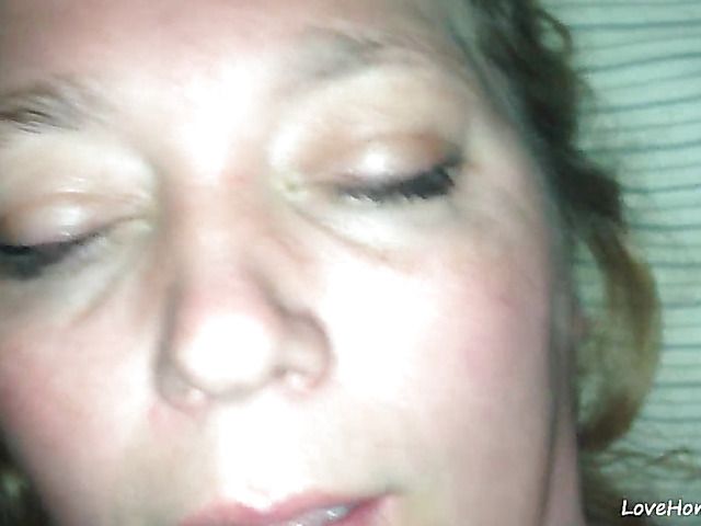 Lusty amateur slut is a cock sucking queen