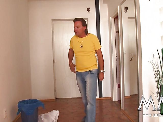 Young German girl gets screwed by an older man