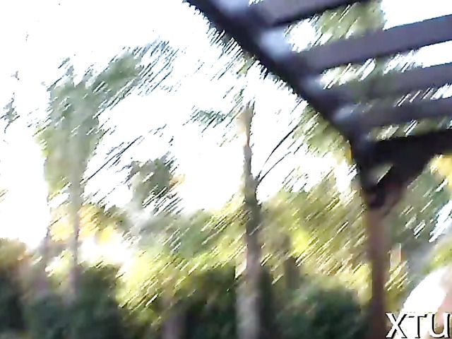 Tight blonde loses her bikini and gives a handjob POV