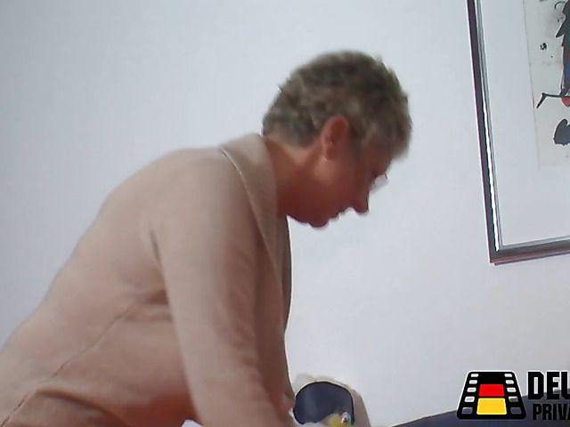 Short hair granny gets screwed hard again