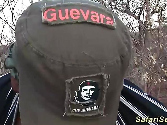 Black threesome in the bushes of Africa