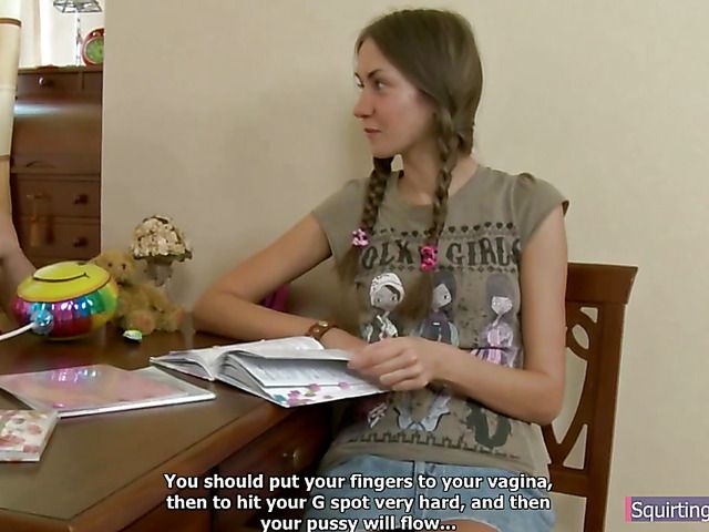 Russian student flaunts her natural boobs