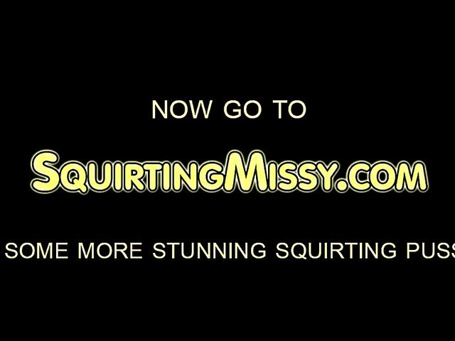 Butt plug for squirting Russian schoolgirl