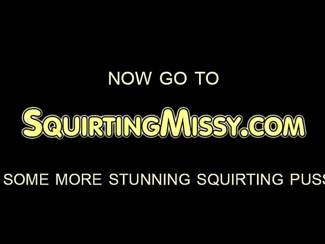 Butt plug for squirting Russian schoolgirl