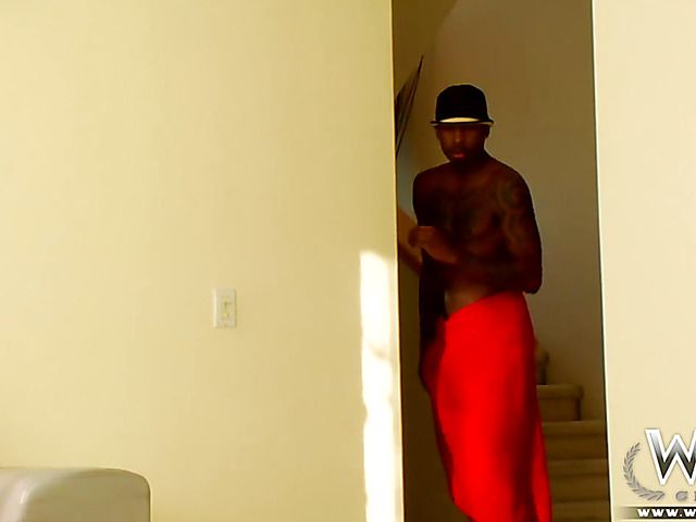 Hairy asian MILF Lucky Starr takes black cock in the ass