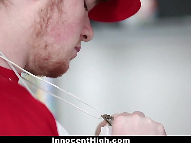 Cute teen school girl Joseline Kelly gets her tiny pussy poked