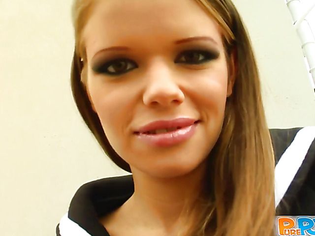 POV fuck with skinny euro girl Jenny Noel