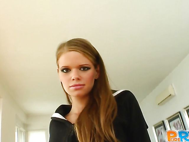 POV fuck with skinny euro girl Jenny Noel