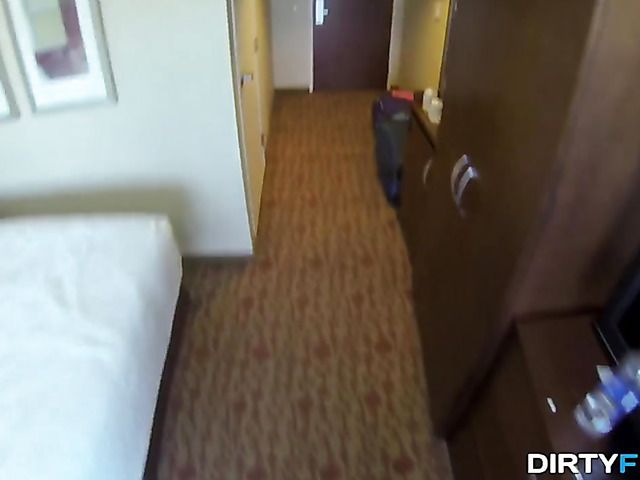 Tender teen POV fucked in a hotel room
